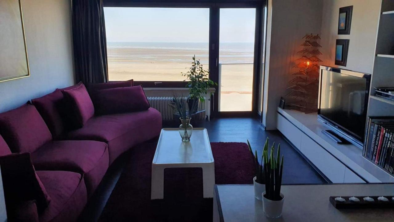 Modern Appartement Met Frontaal Zeezicht En Prive Parking Knokke-Heist Zewnętrze zdjęcie